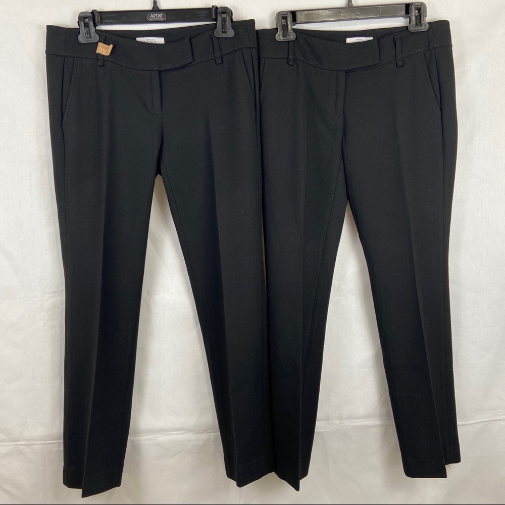 Ann Taylor Loft Marisa Black Dress Pants 4P Lot